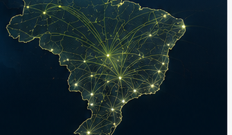 Mapa de centros de apoio e distribuição da IMOOVlog por região